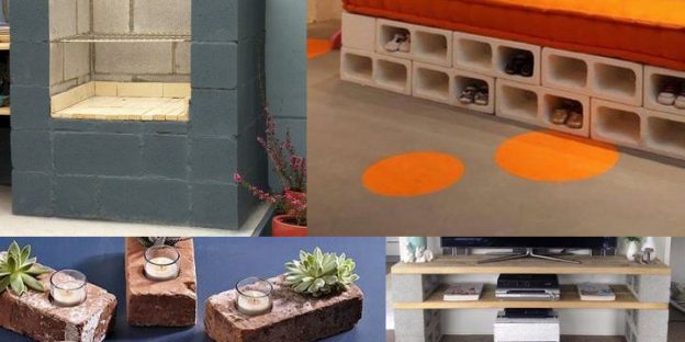 6 ý tưởng để tái sử dụng gạch không nung